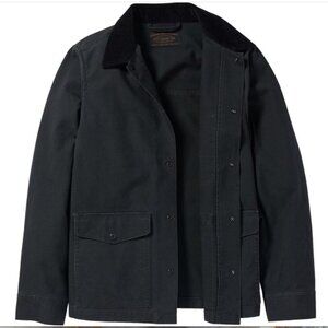 Filson Men's Dry Tin Cloth Ranch Jacket Black L